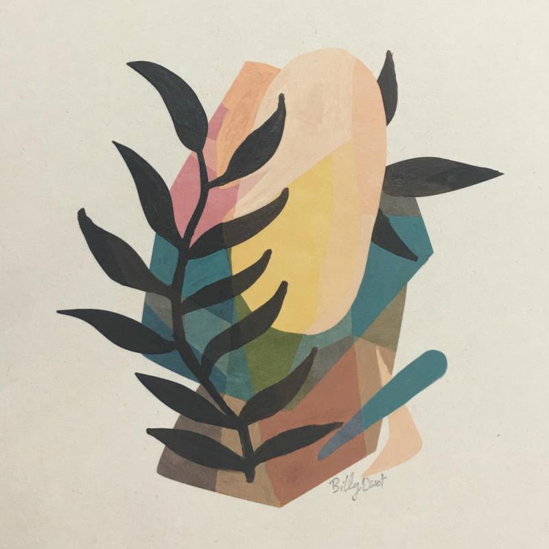 Painting Sweet Afternoon by Billy Dust | Painting Abstract Still-life Acrylic