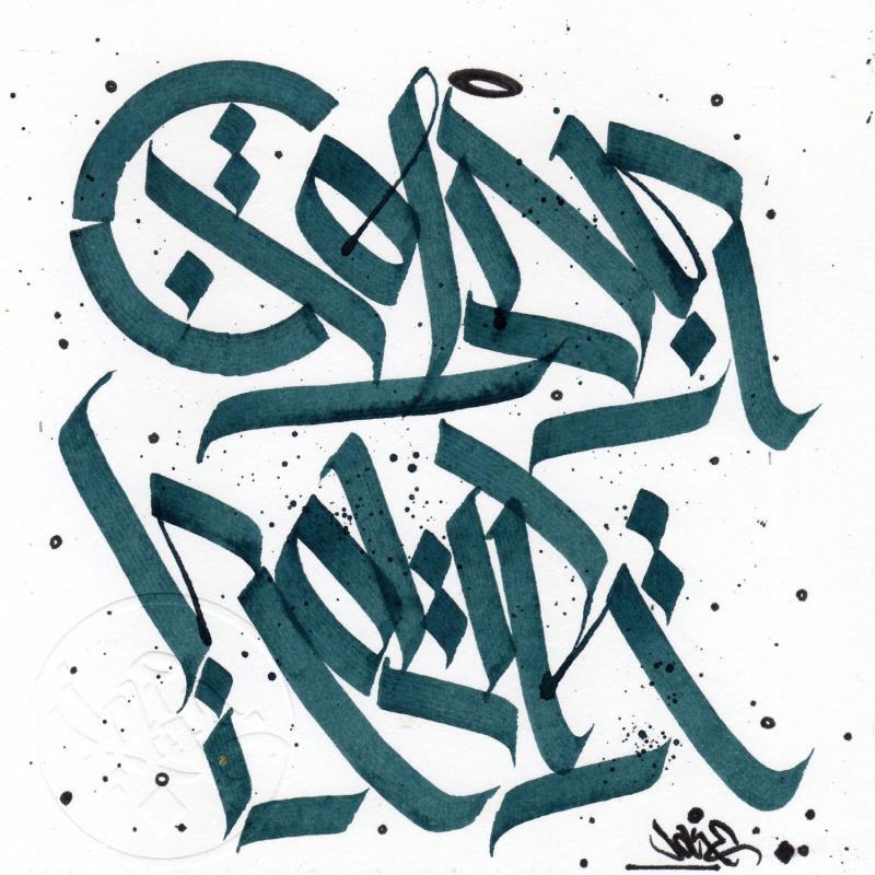 Peinture Golden Hour par Nitram Joke | Tableau Street Art Acrylique