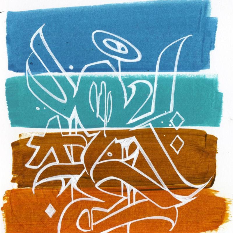 Peinture Madrid par Nitram Joke | Tableau Street Art Graffiti Acrylique