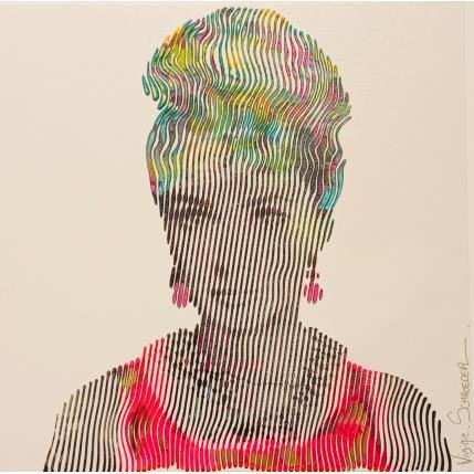 Painting Audrey Hepburn Princesse aux mille éclats by Schroeder Virginie | Painting Pop-art Acrylic, Oil Pop icons