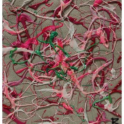 Painting Amour et pinot noir by Cantin Rose | Painting Abstract Acrylic Minimalist