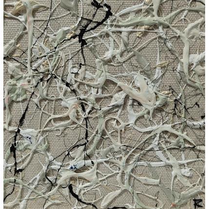 Painting Pensées d'or by Cantin Rose | Painting Abstract Acrylic Minimalist