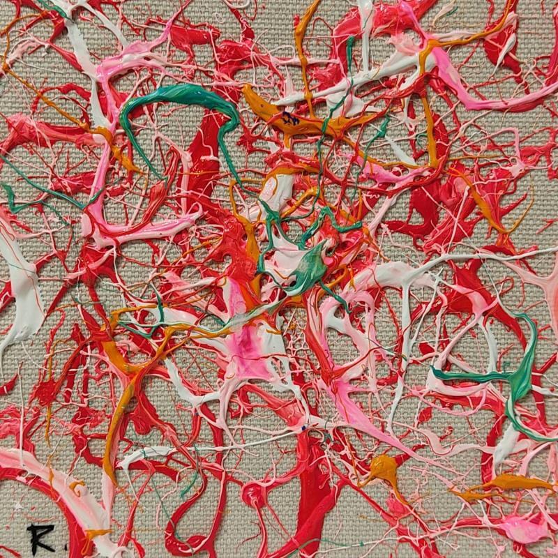 Painting Les sentiers by Cantin Rose | Painting Abstract Subject matter Minimalist Acrylic