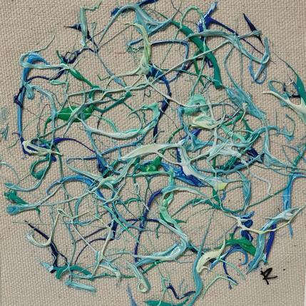 Painting Hier ou demain by Cantin Rose | Painting Abstract Acrylic Minimalist