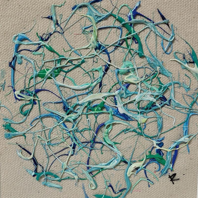 Painting Hier ou demain by Cantin Rose | Painting Abstract Subject matter Minimalist Acrylic