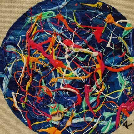 Painting Le souffle by Cantin Rose | Painting Abstract Acrylic Minimalist