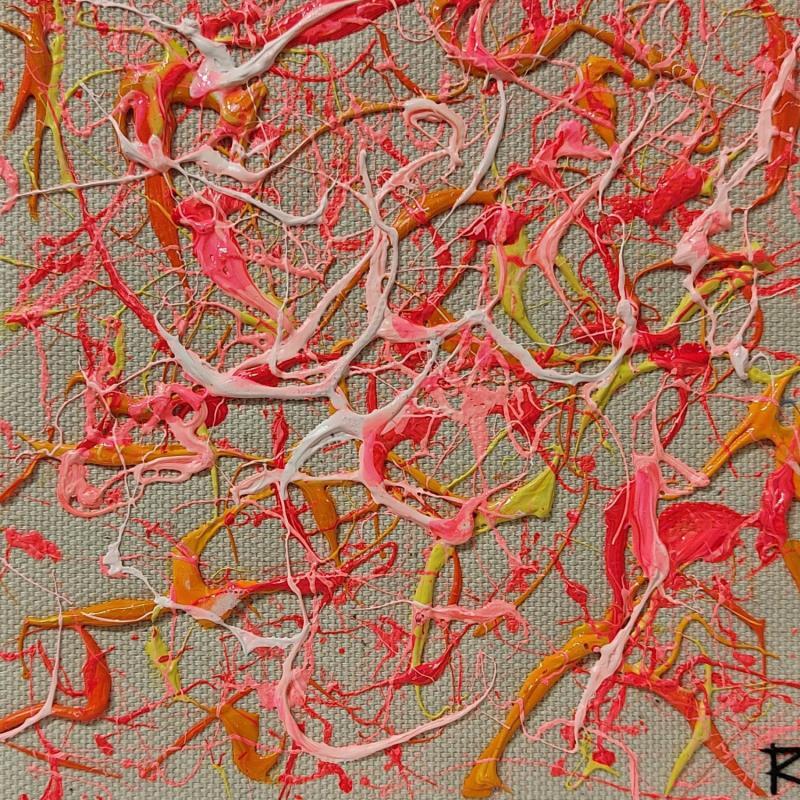 Painting double jeu by Cantin Rose | Painting Abstract Subject matter Minimalist Acrylic