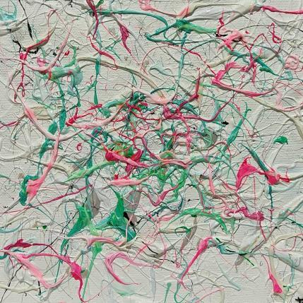 Painting Les attachés by Cantin Rose | Painting Abstract Acrylic Minimalist, Pop icons