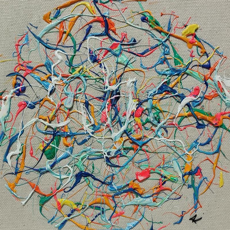 Painting Poésie sur Amaro by Cantin Rose | Painting Abstract Subject matter Minimalist Acrylic