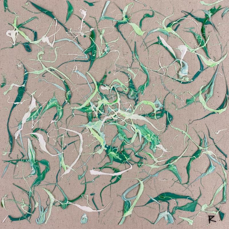 Gemälde Zeste citron von Cantin Rose | Gemälde Abstrakt Materialismus Minimalistisch Acryl