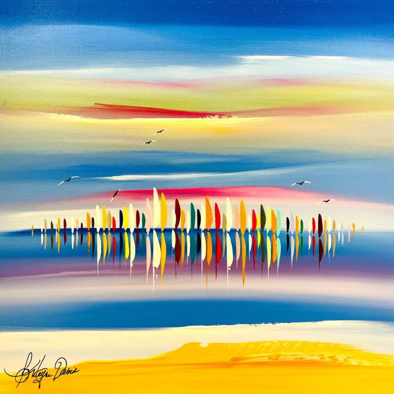 Peinture Le Rivage par Fonteyne David | Tableau Figuratif Huile Acrylique