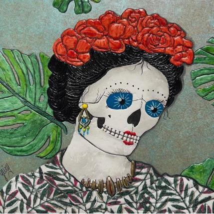 Peinture Magdalena Frida par Geiry | Tableau Pop-art Portraits