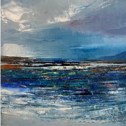 Peinture Nous irons aux bords de mer par Levesque Emmanuelle | Tableau Figuratif Huile