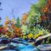 Painting The autumn of painting by Chen Xi | Painting Figurative Landscapes Nature Oil