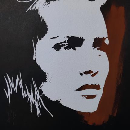 Peinture Eve par Louafi Valentine | Tableau Figuratif Minimaliste, Portraits