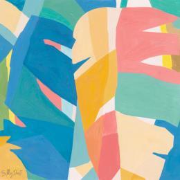 Painting Jungle Spell by Billy Dust | Painting Abstract Acrylic Landscapes, Minimalist, Still-life