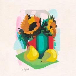 Gemälde Ekilorea von Billy Dust | Gemälde Figurativ Acryl Minimalistisch, Pop-Ikonen, Stillleben