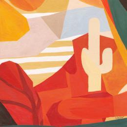 Painting Causa Sui by Billy Dust | Painting Abstract Acrylic Landscapes, Minimalist