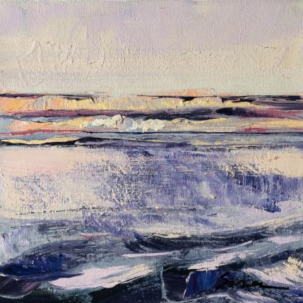 Painting Movements in the water by Fran Sosa | Painting Abstract Oil Marine