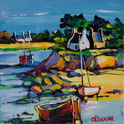 Peinture Paysage de Bretagne par Cédanne | Tableau Figuratif Huile Marine