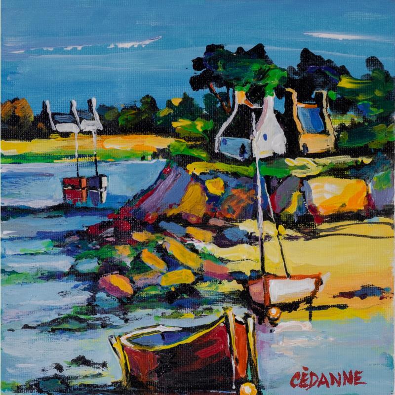 Peinture Paysage de Bretagne par Cédanne | Tableau Figuratif Marine Huile