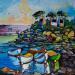Painting Grande marée by Cédanne | Painting Figurative Landscapes Marine Oil