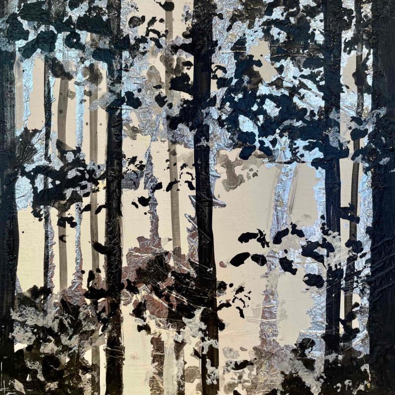 Pintura Sous bois 1 por Locoge Alice | Pintura Figurativo Animales Acrílico