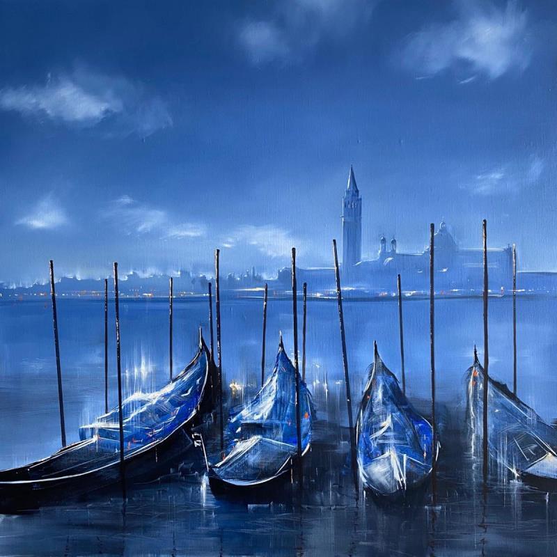 Peinture Aqua bella par Guillet Jerome | Tableau Figuratif Urbain Huile Acrylique