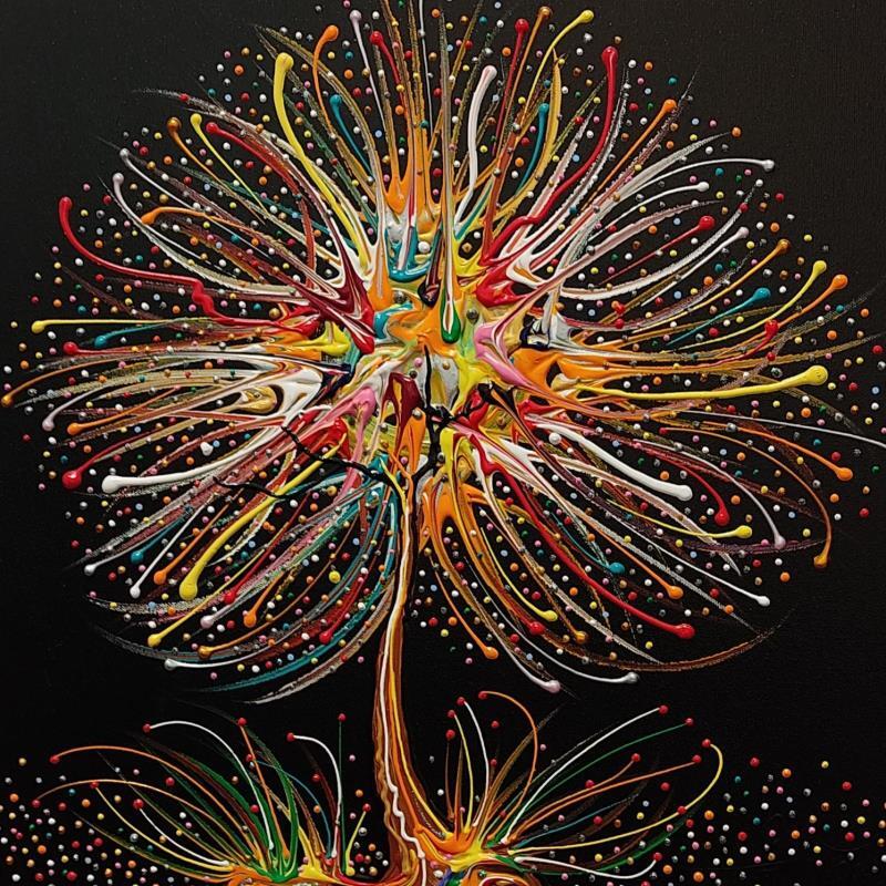 Peinture L'Envie de Couleur  par Fonteyne David | Tableau Figuratif Paysages Huile Acrylique