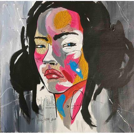 Peinture Bubble Wood par Paris Sketch Culture | Tableau Pop-art Acrylique Icones Pop, Minimaliste, Portraits