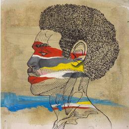 Peinture Harry Harper par Paris Sketch Culture | Tableau Pop-art Acrylique Icones Pop, Noir & blanc, Portraits