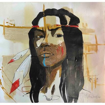 Peinture Dosoul par Paris Sketch Culture | Tableau Pop-art Acrylique Icones Pop, Minimaliste, Portraits