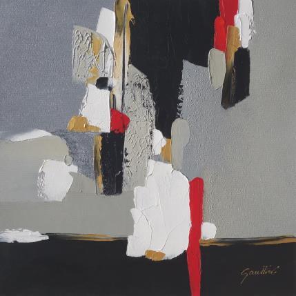 Painting Graphic 1 by Gaultier Dominique | Painting Abstract Oil Black & White