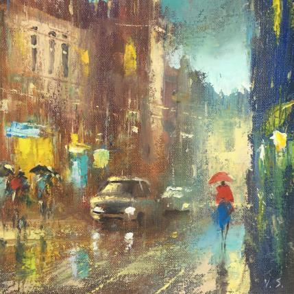 Painting Evening bustle by Skachkov Victor | Painting Figurative Oil Urban