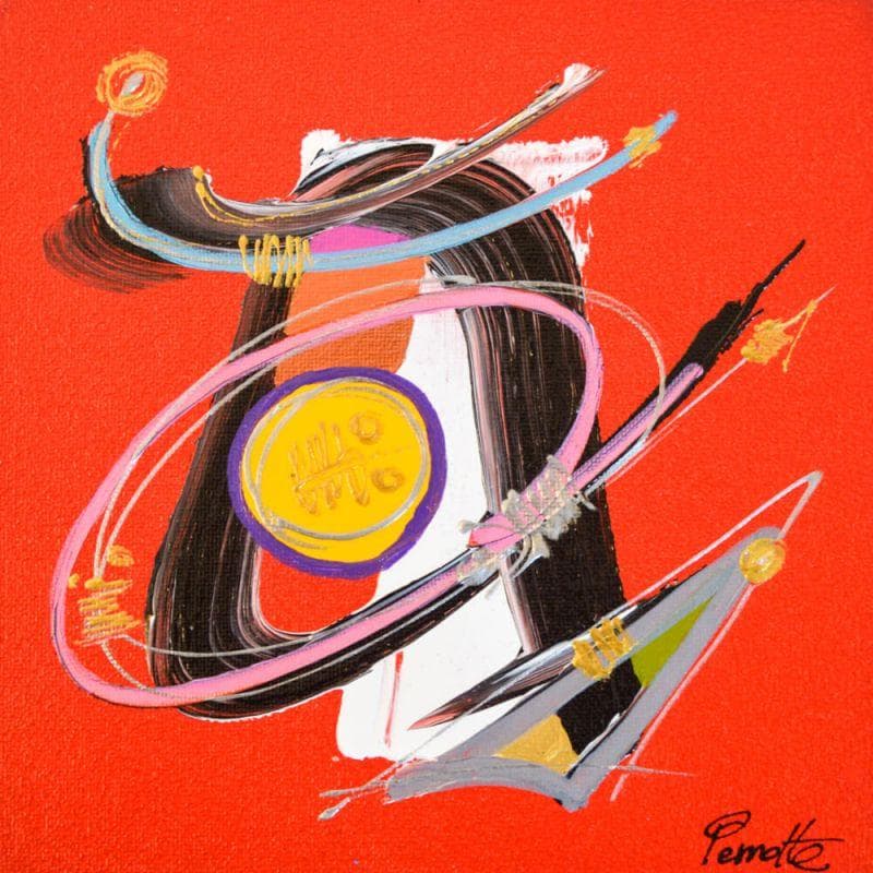 Painting Poxy by Perrotte | Painting Abstract Minimalist Acrylic