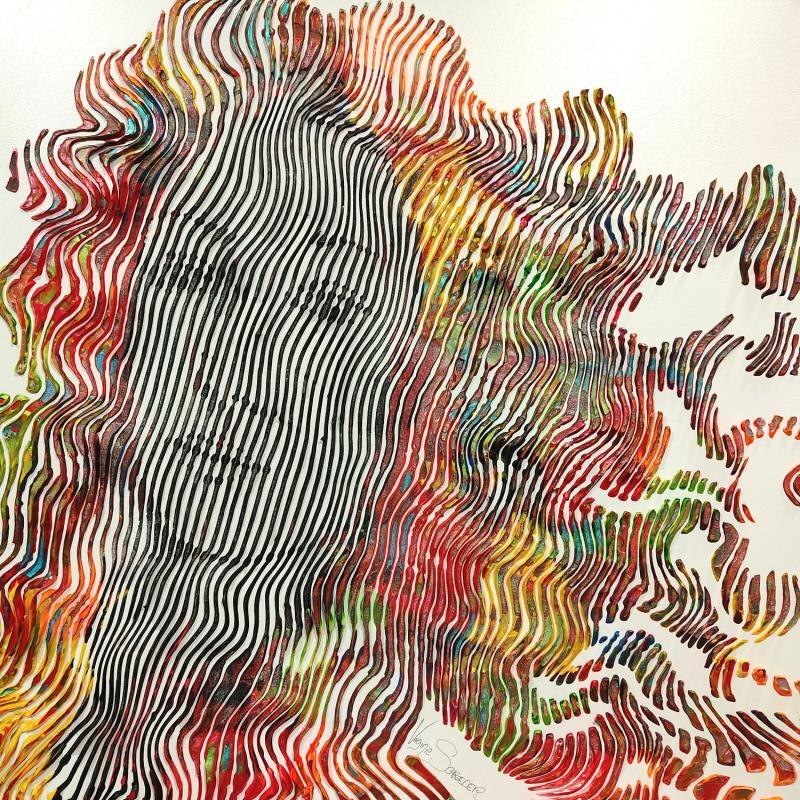 Peinture Hommage à la  Venus de Botticceli par Schroeder Virginie | Tableau Pop-art Icones Pop Acrylique