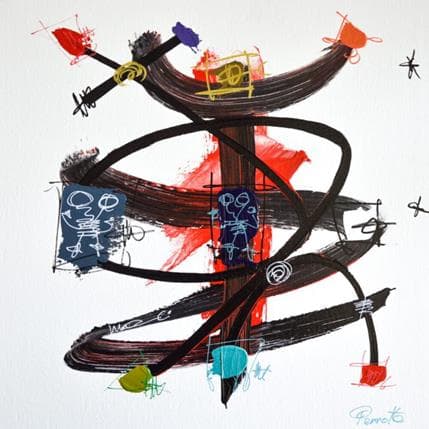 Painting Toy by Perrotte | Painting Abstract Acrylic Minimalist