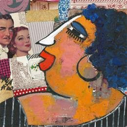 Peinture Ahora Si par Garcia Gallardo Mercedes | Tableau Art Singulier Huile scènes de vie