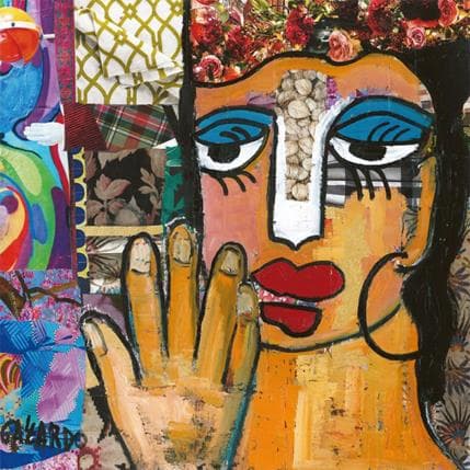 Peinture Quilieraver algo par Garcia Gallardo Mercedes | Tableau Art Singulier Huile scènes de vie