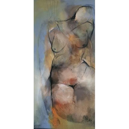 Peinture L'Automne I par Chaperon Martine | Tableau Figuratif Acrylique nu