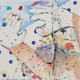 Painting Rainbow by Boix Bernardini Empar | Painting Raw art Acrylic Life style