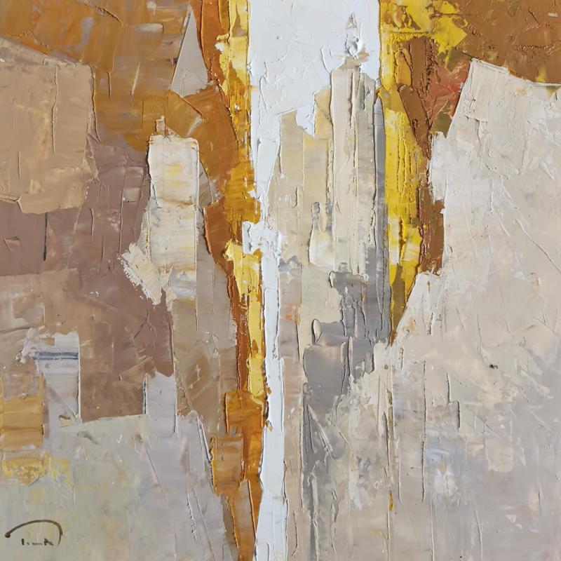 Painting The quiet city by Tomàs | Painting Abstract Urban Oil