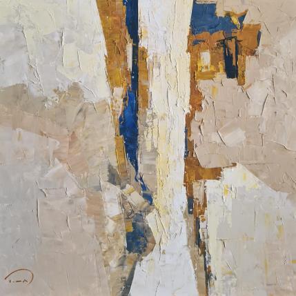 Gemälde Abstract blue von Tomàs | Gemälde Abstrakt Öl Urban