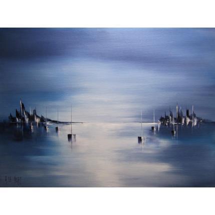 Painting Composition marine 347 by Le Diuzet Albert | Painting Figurative Oil Marine