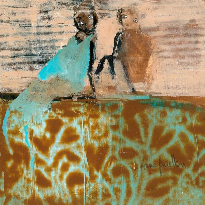 Peinture Végétal,ailleurs par Guillon Anne | Tableau Figuratif Scènes de vie