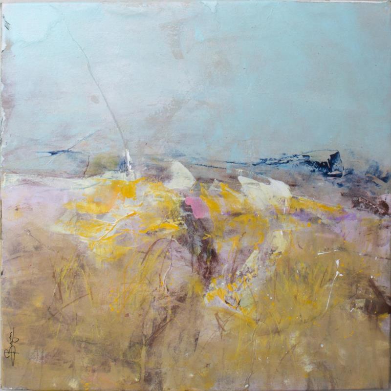 Painting Ame de paysage  by Bergues Laurent | Painting Abstract Landscapes Acrylic