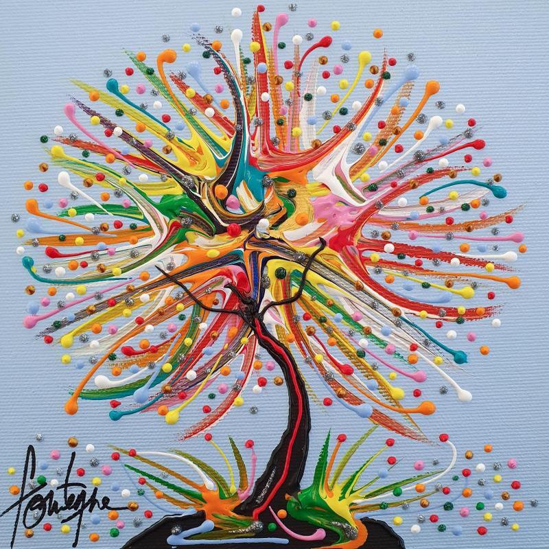 Peinture Désirs et nature par Fonteyne David | Tableau Figuratif Minimaliste Acrylique