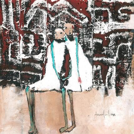 Pintura Retour aux sources por Guillon Anne | Pintura Figurativo Life style