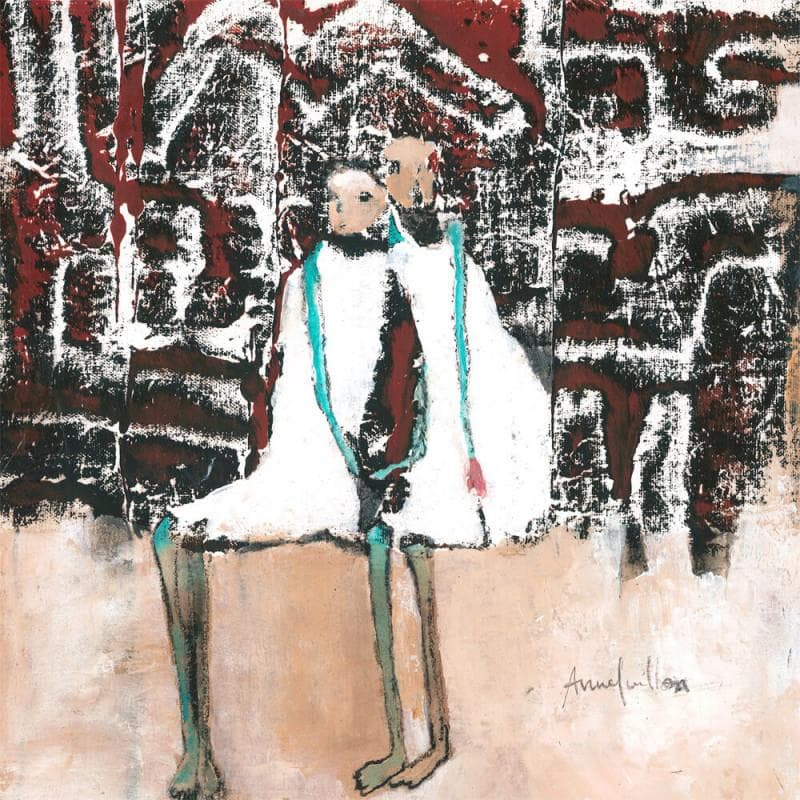 Pintura Retour aux sources por Guillon Anne | Pintura Figurativo Life style