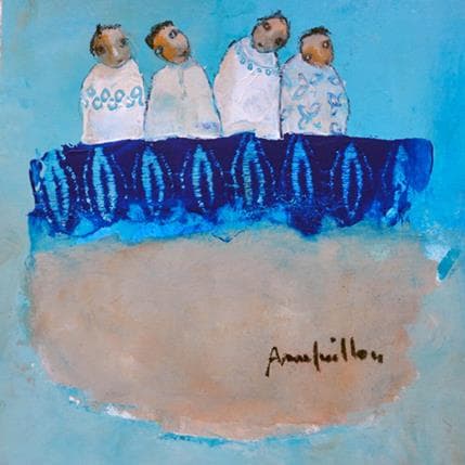 Peinture Motifs par Guillon Anne | Tableau Figuratif scènes de vie